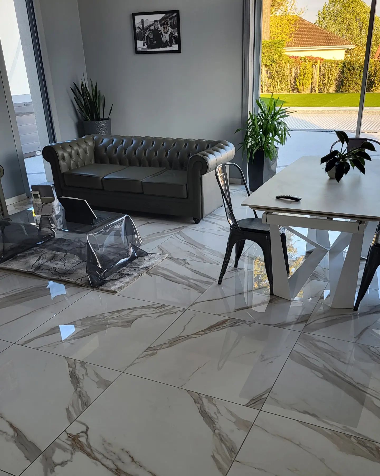 Réalisation d'une maison à Neyron - Pièce de vie